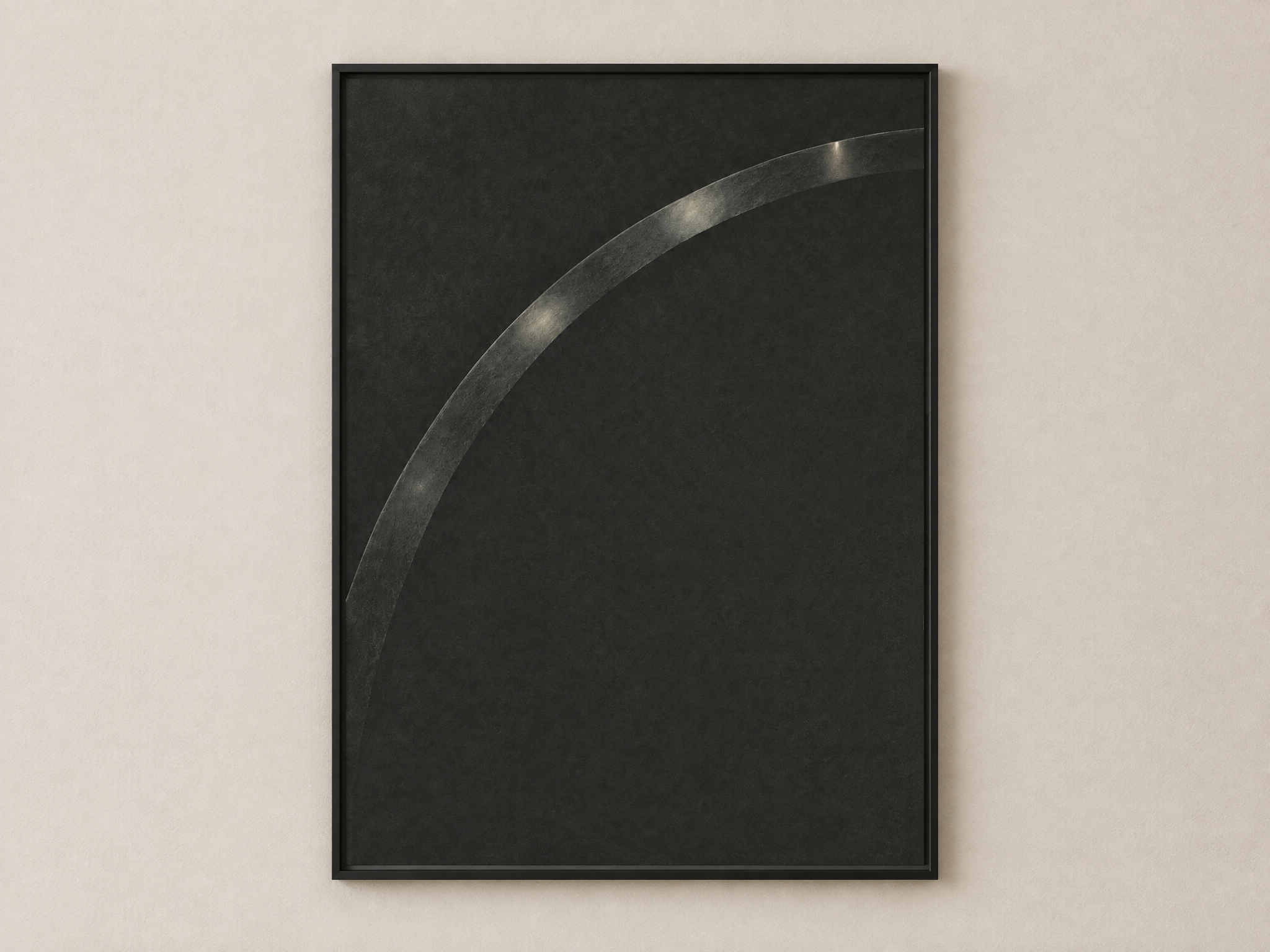 The Long Stable Hour — Collider Futures Art Print art print professionally framed on a neutral wall.