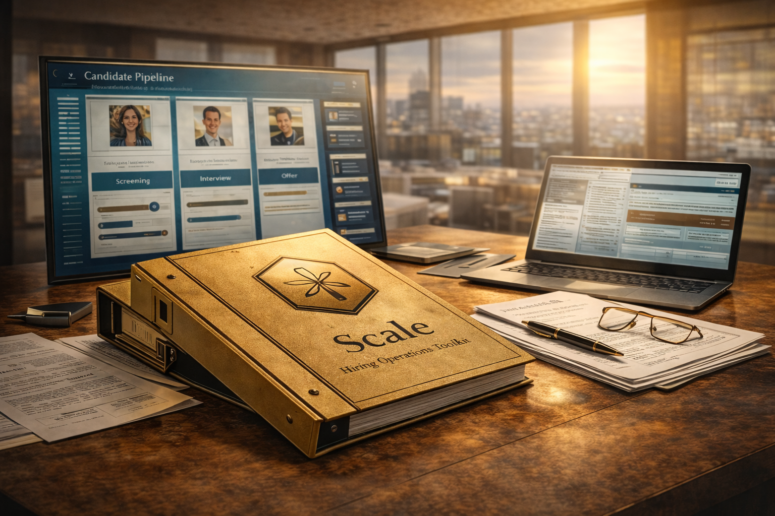 Scale line: hiring operations and team capacity system