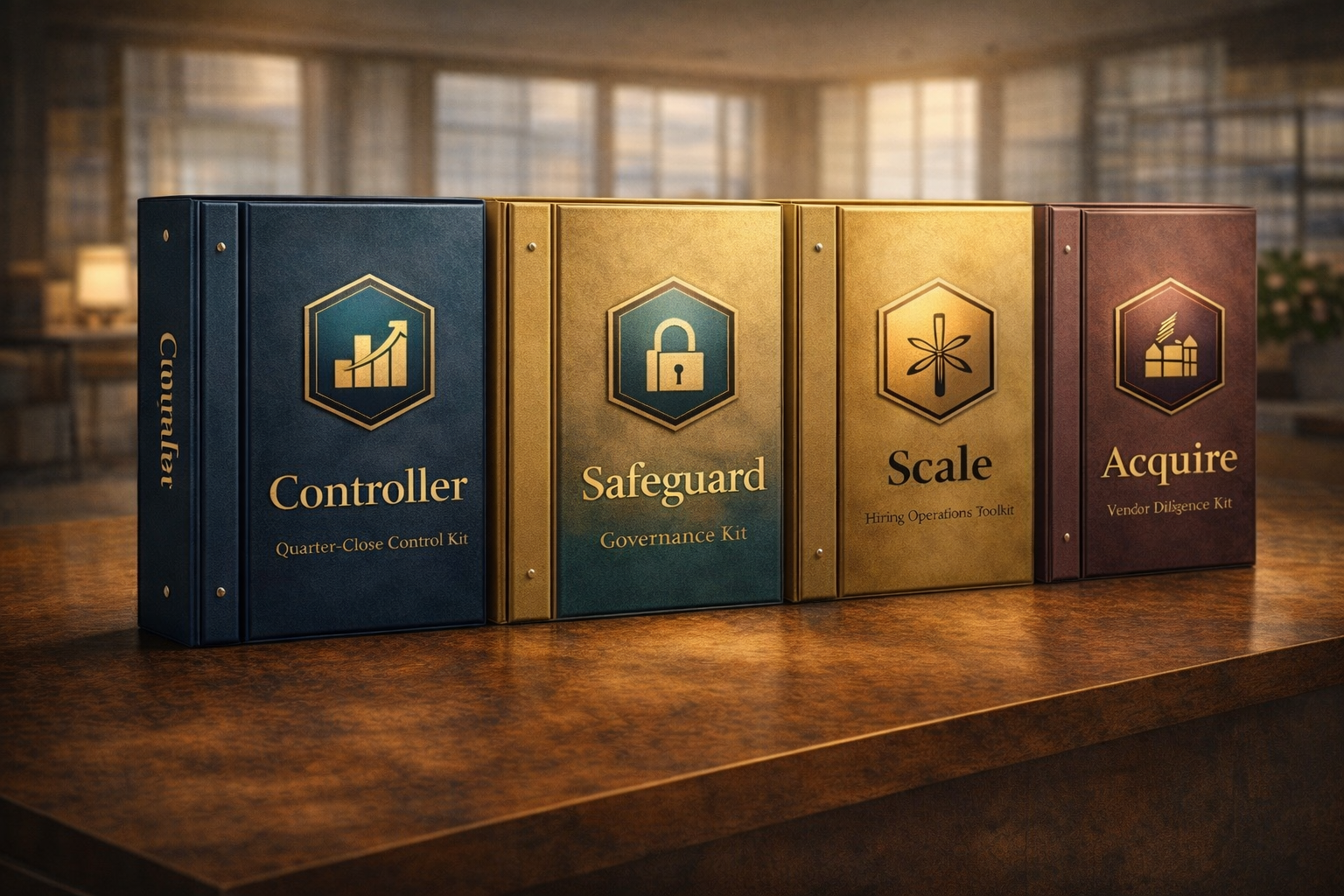 Maximus International Group business lines: Controller, Safeguard, Scale, Acquire