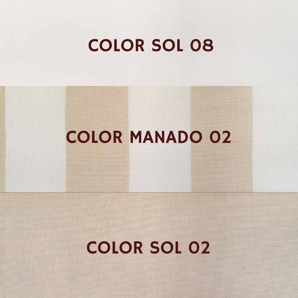 Toldo Colores Arena (Beige y Camel)