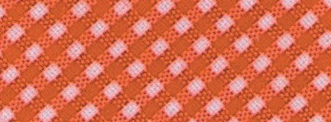 Vichy Cuadros 6 Naranja