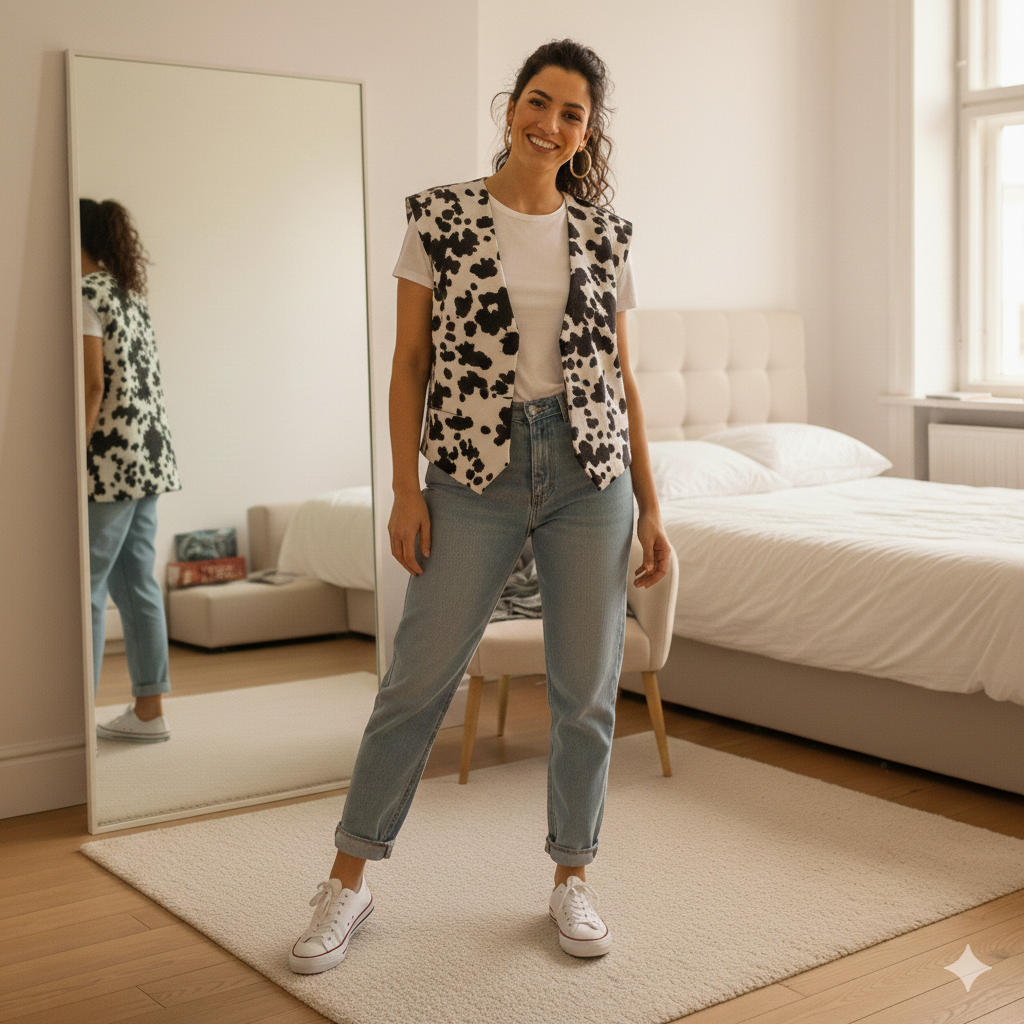 Uso tela animal print