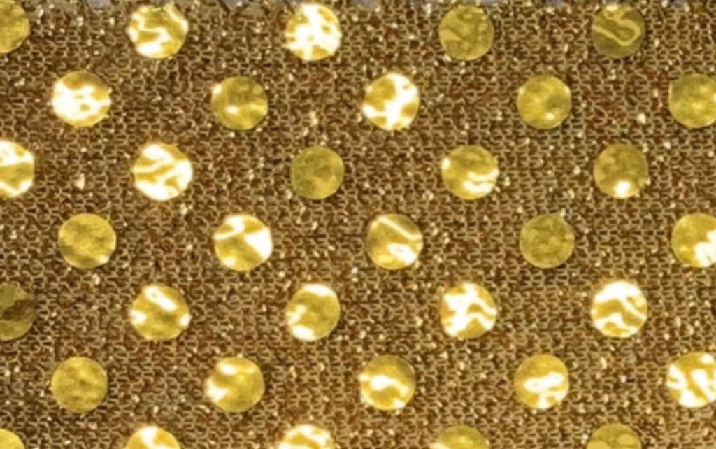 Lentejuela Grande Oro
