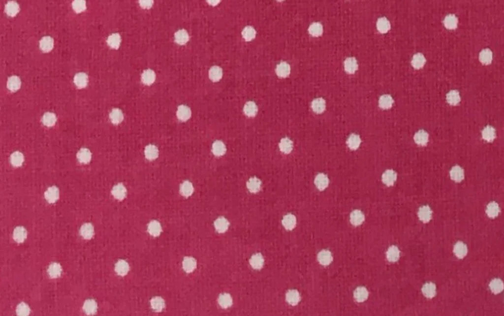 Popelin Lunares (Topito) Fucsia