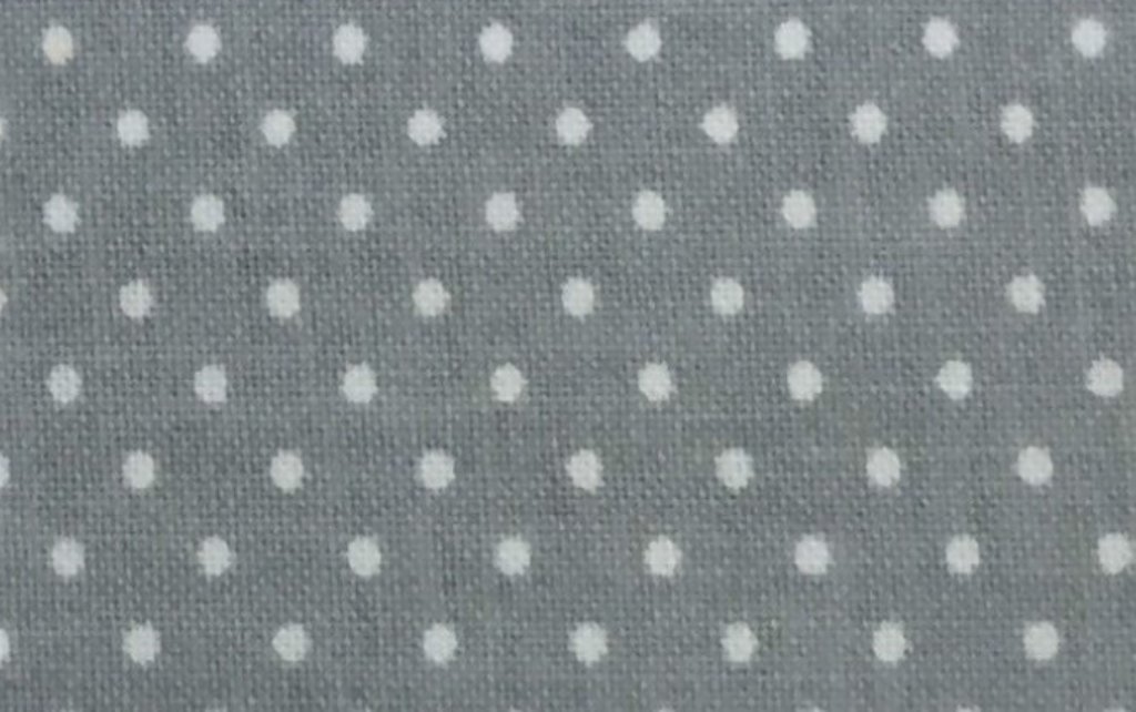 Popelin Lunares (Topito) Gris