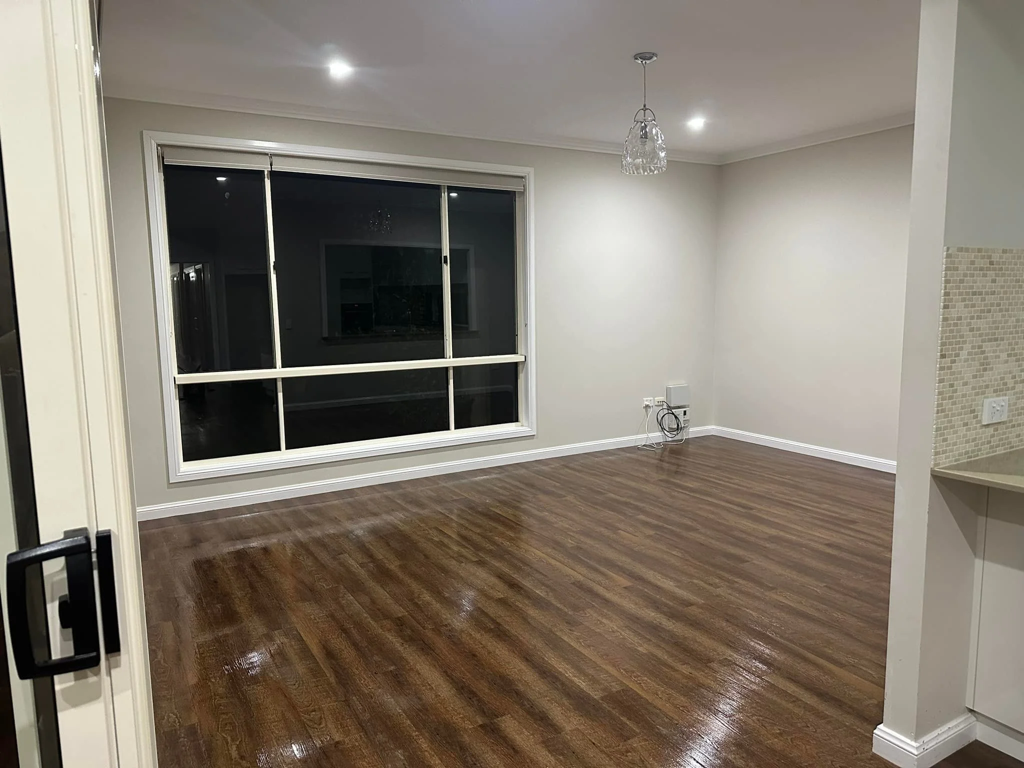 Cleaned living room from one of our Bond Cleans.