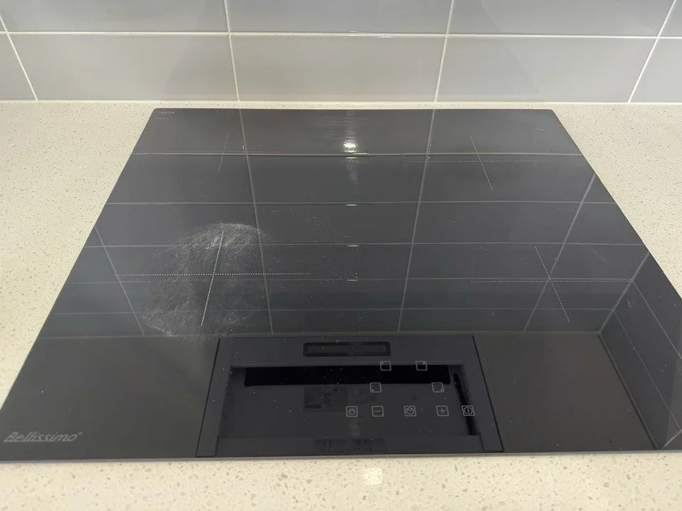 Cleaned Stovetop from one of our Bond Cleans