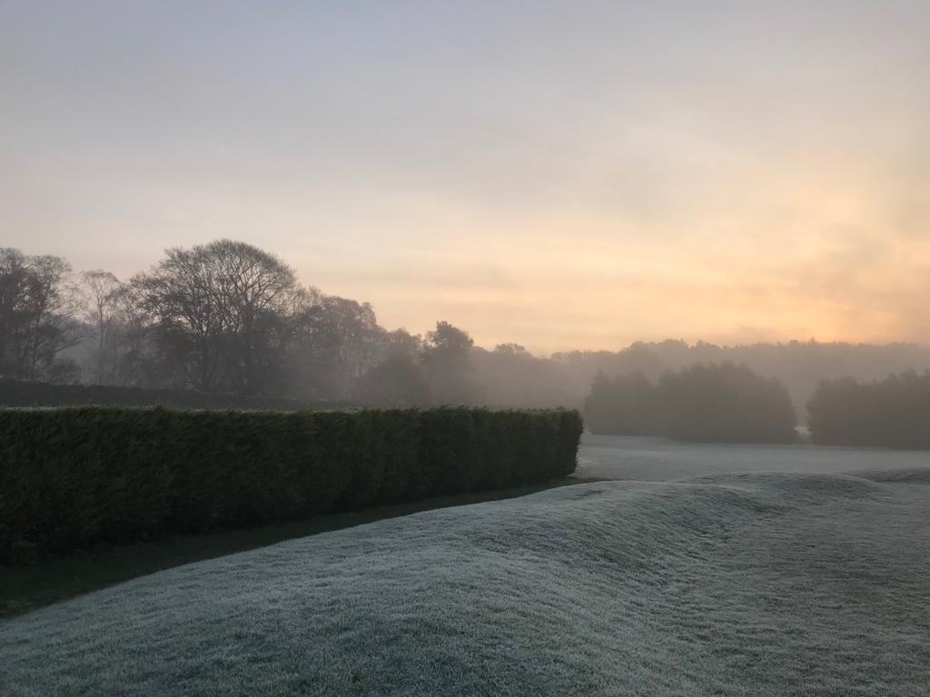 Winter sunrise at halfpenny Green golf course