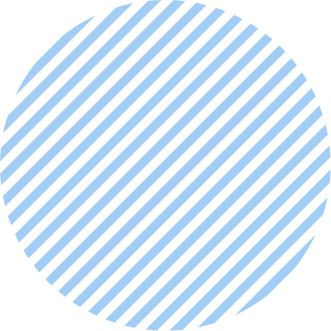 A circular pattern with diagonal light blue stripes on a dark background