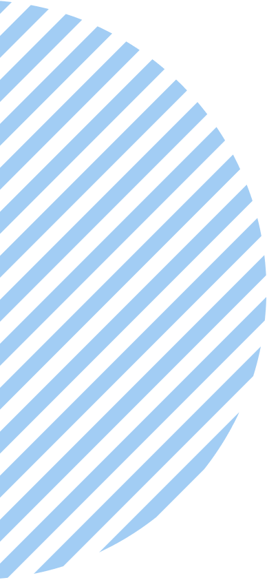 Close-up of a black and light blue striped spherical object with diagonal lines.