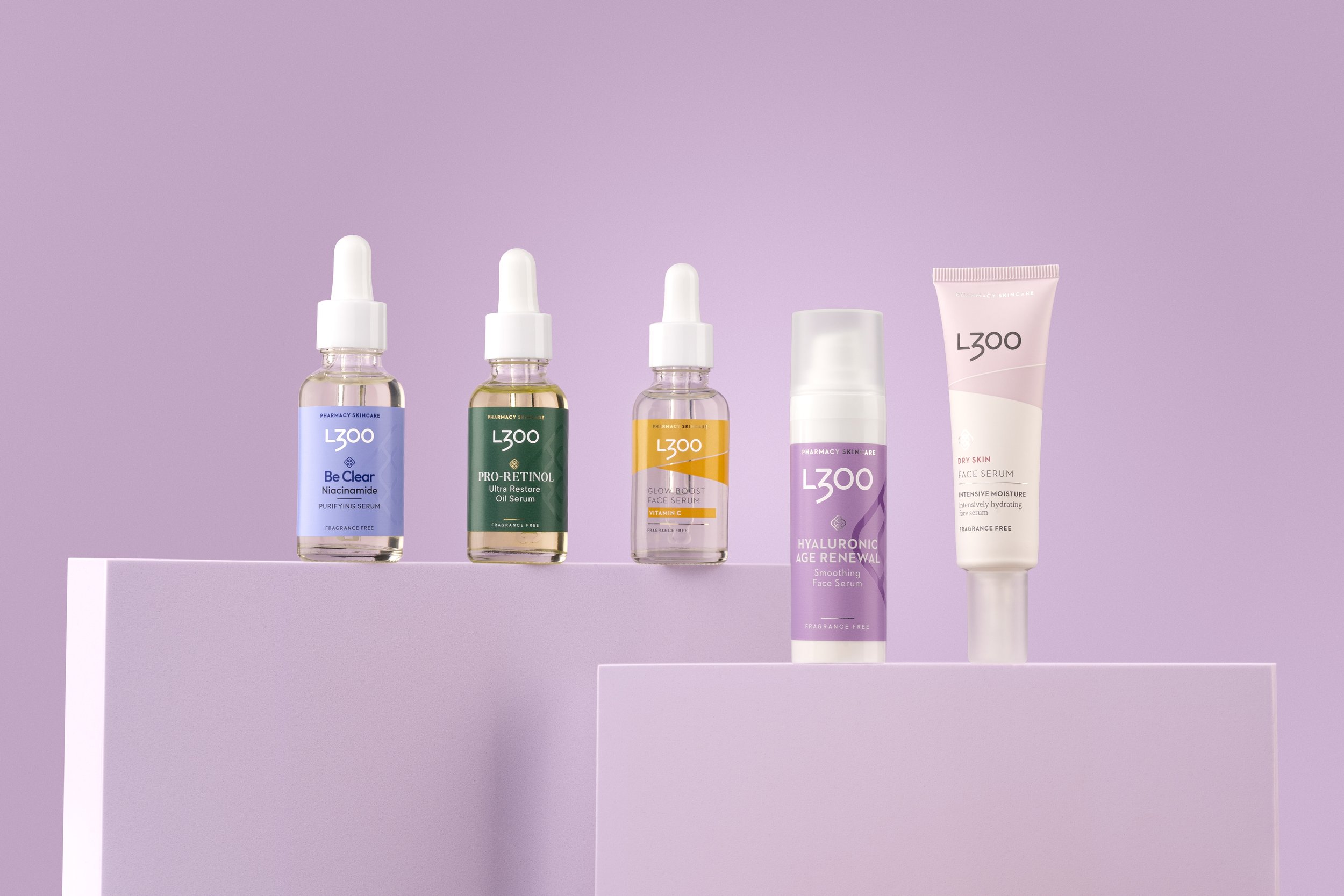 L300 serum flaskor produktbild