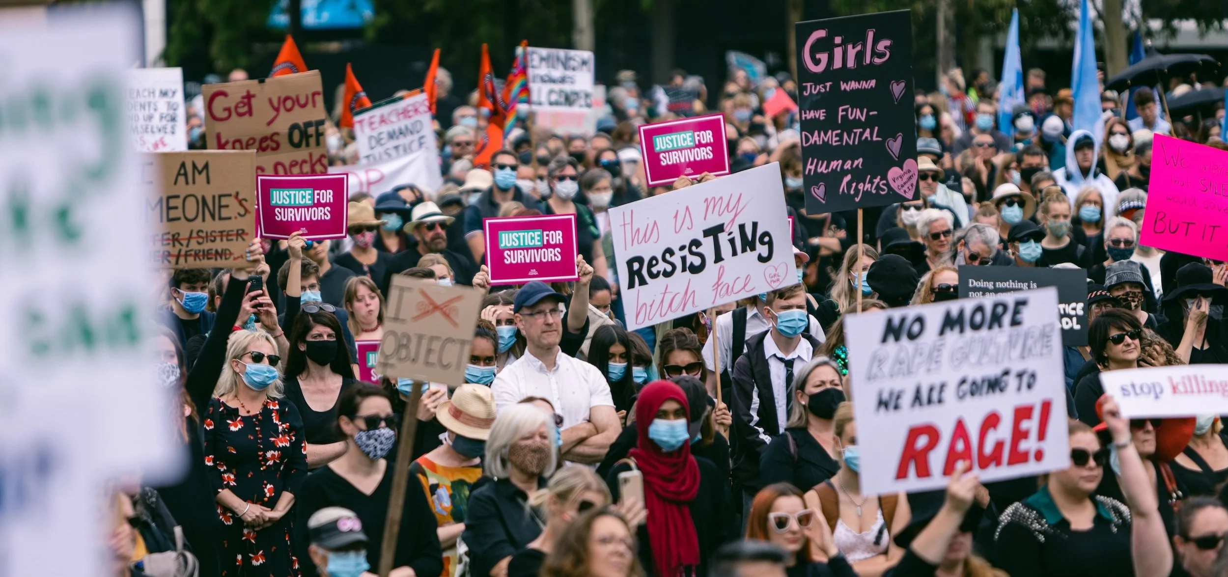 Image of a women's rights protest