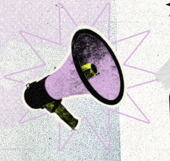 Collage loudspeaker artwork