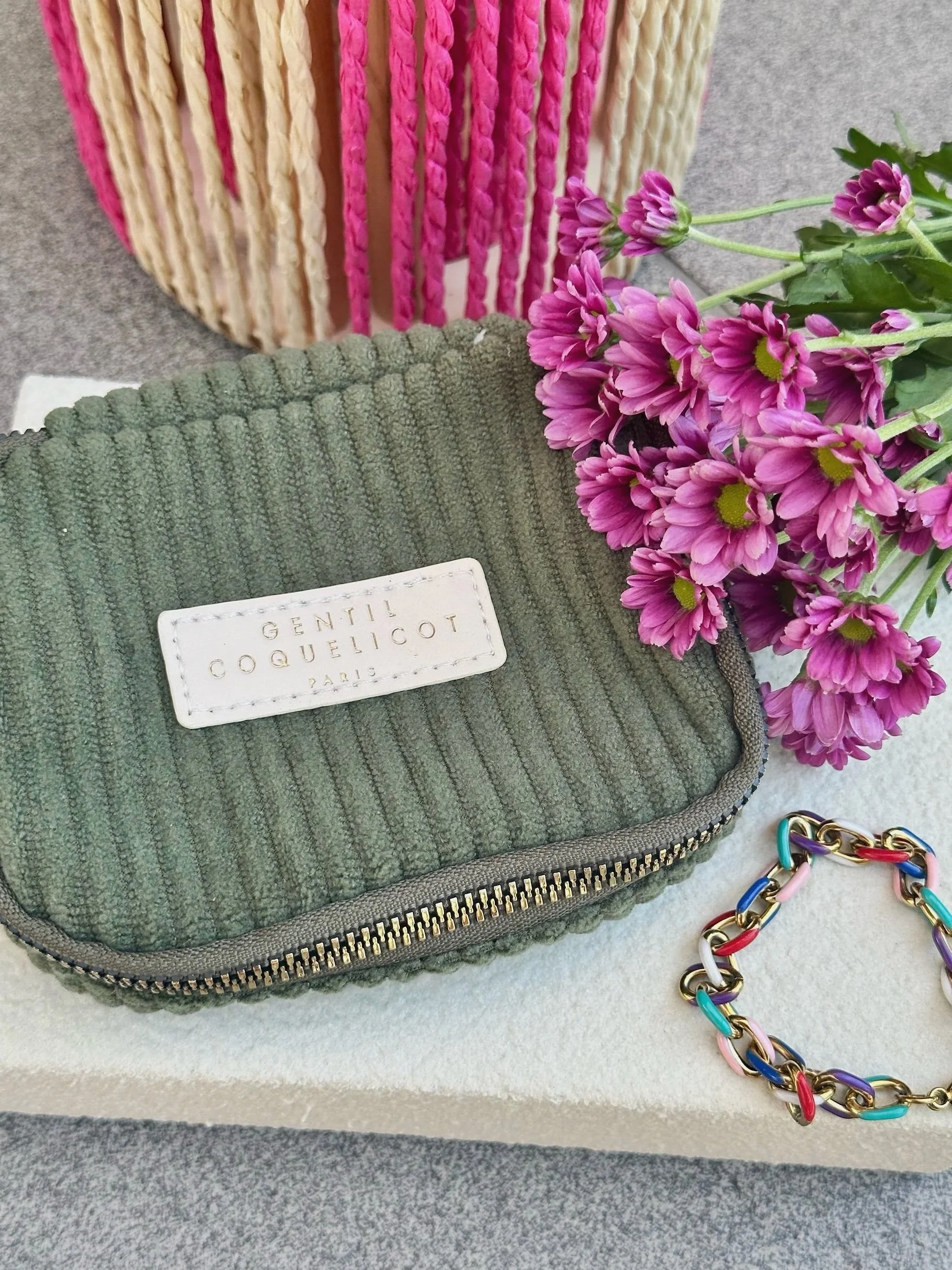 Schmucktasche Grün