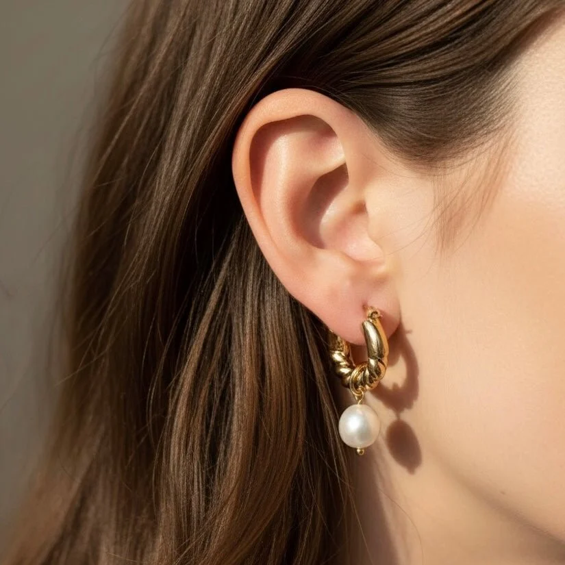 Twist Hoops "Aureate"