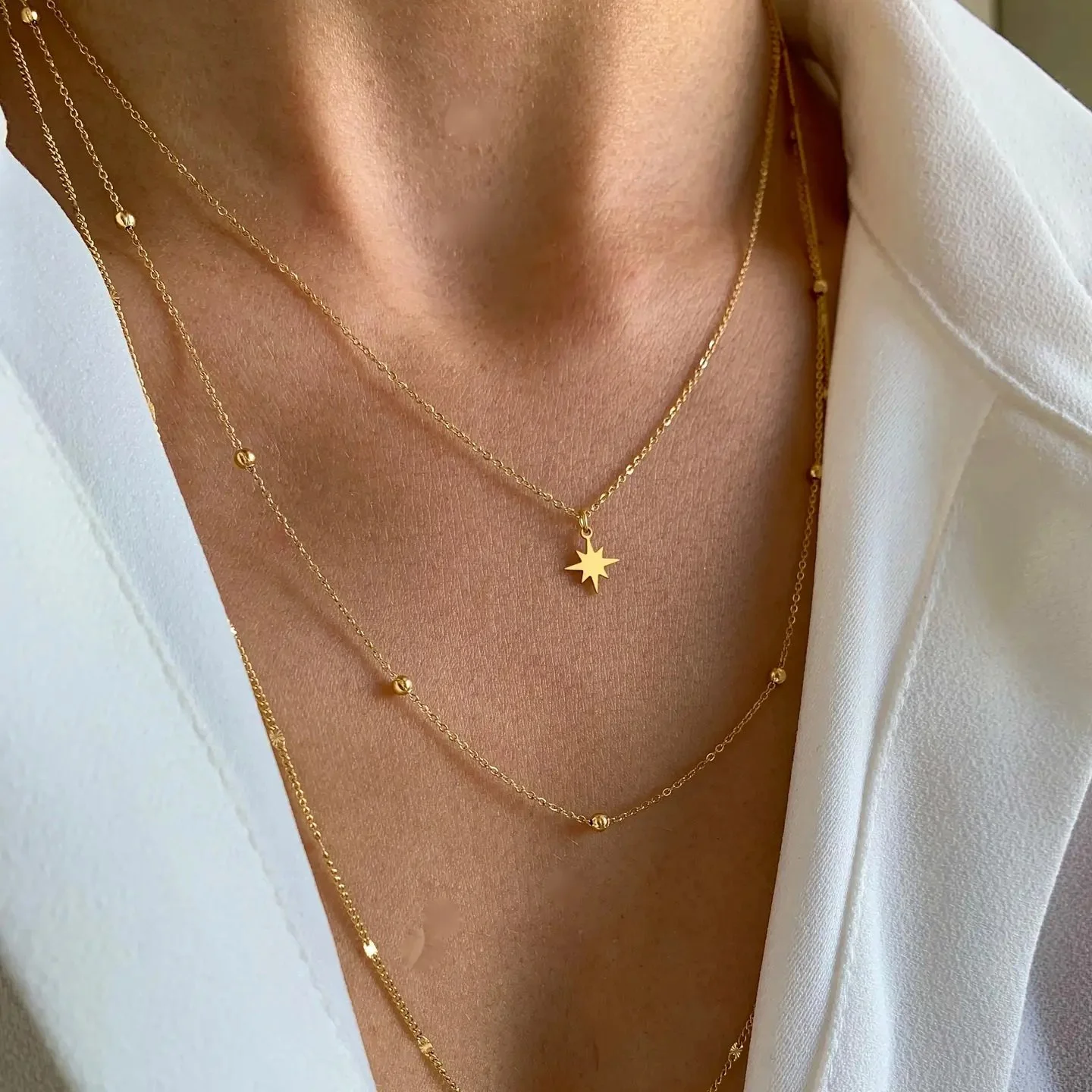 Dreireihige Halskette