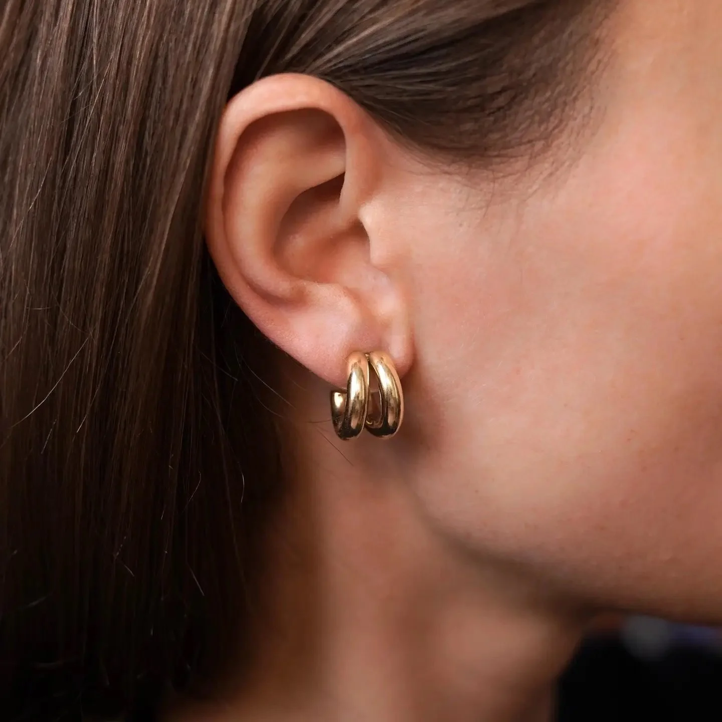 Creolen mit 2 Ringen