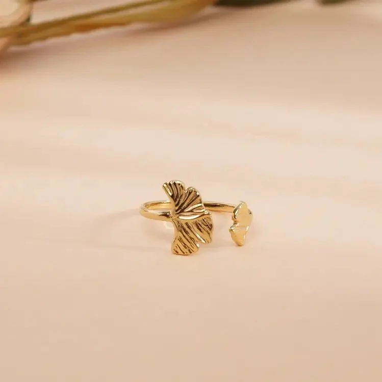 Ring "Gingkoblätter"