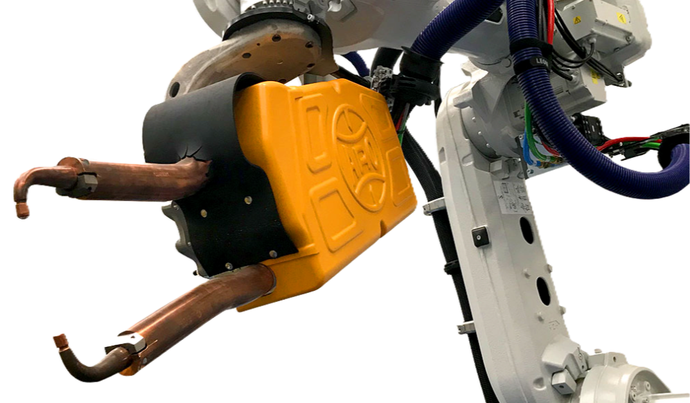 ABB Robot With Aro Spot Welding Gun