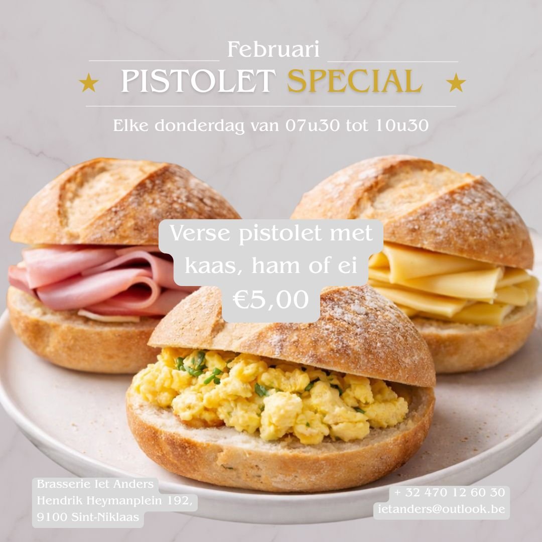 Verse belegde pistolets voor slechts €5