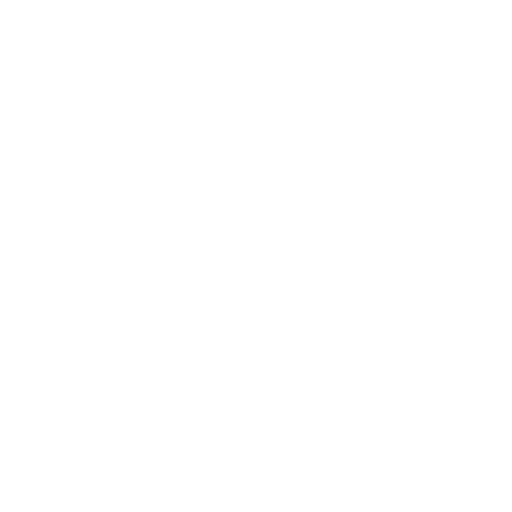 Ein weißes Linien-Symbol eines Flugzeugs auf schwarzem Hintergrund.