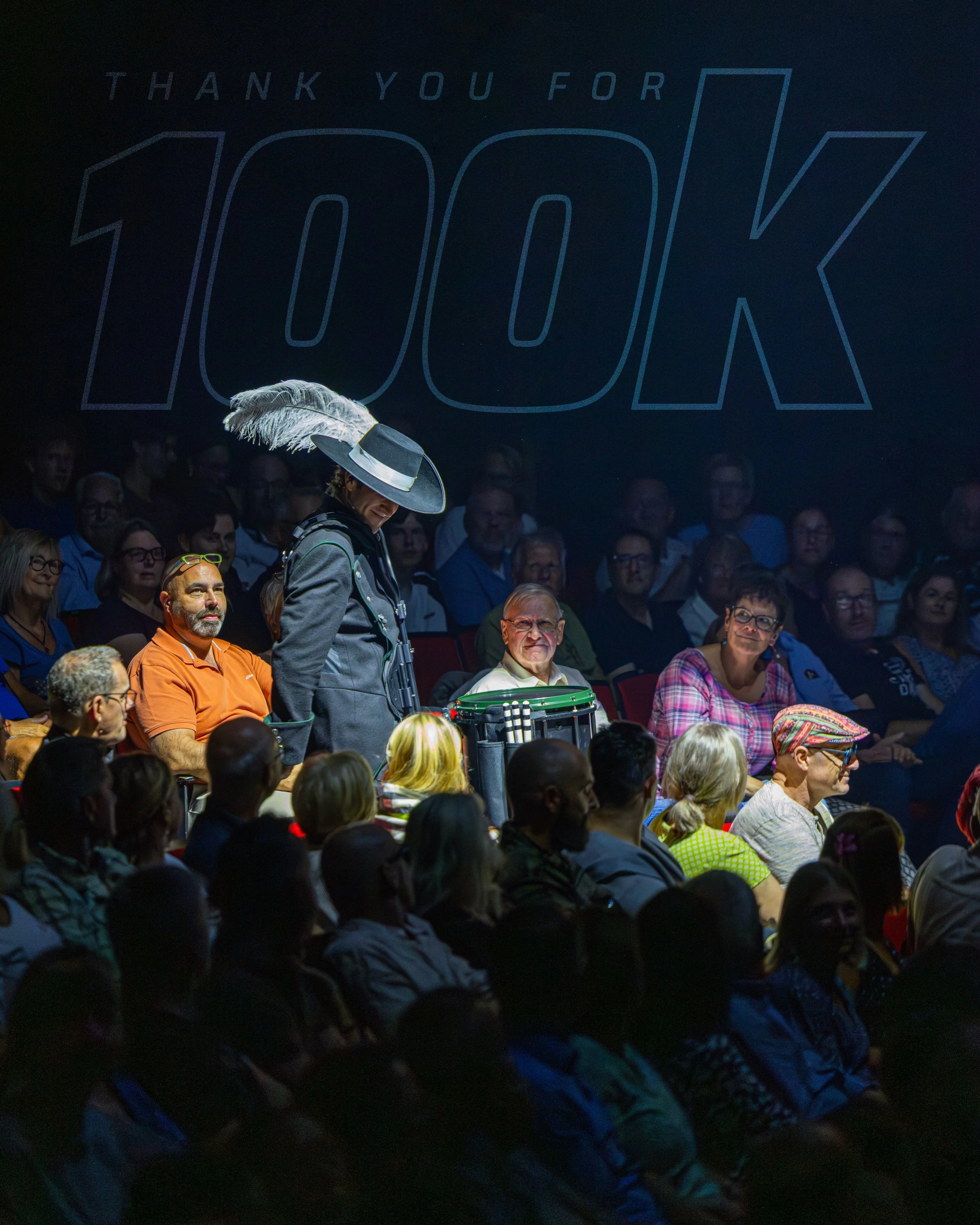 100&rsquo;000 of you! 😳❤️

What an incredible milestone. Seeing our community grow to 100&rsquo;000 means so much to us.

Whether you&rsquo;ve been supporting us for years or have only recently discovered Top Secret Drum Corps, thank you for being h