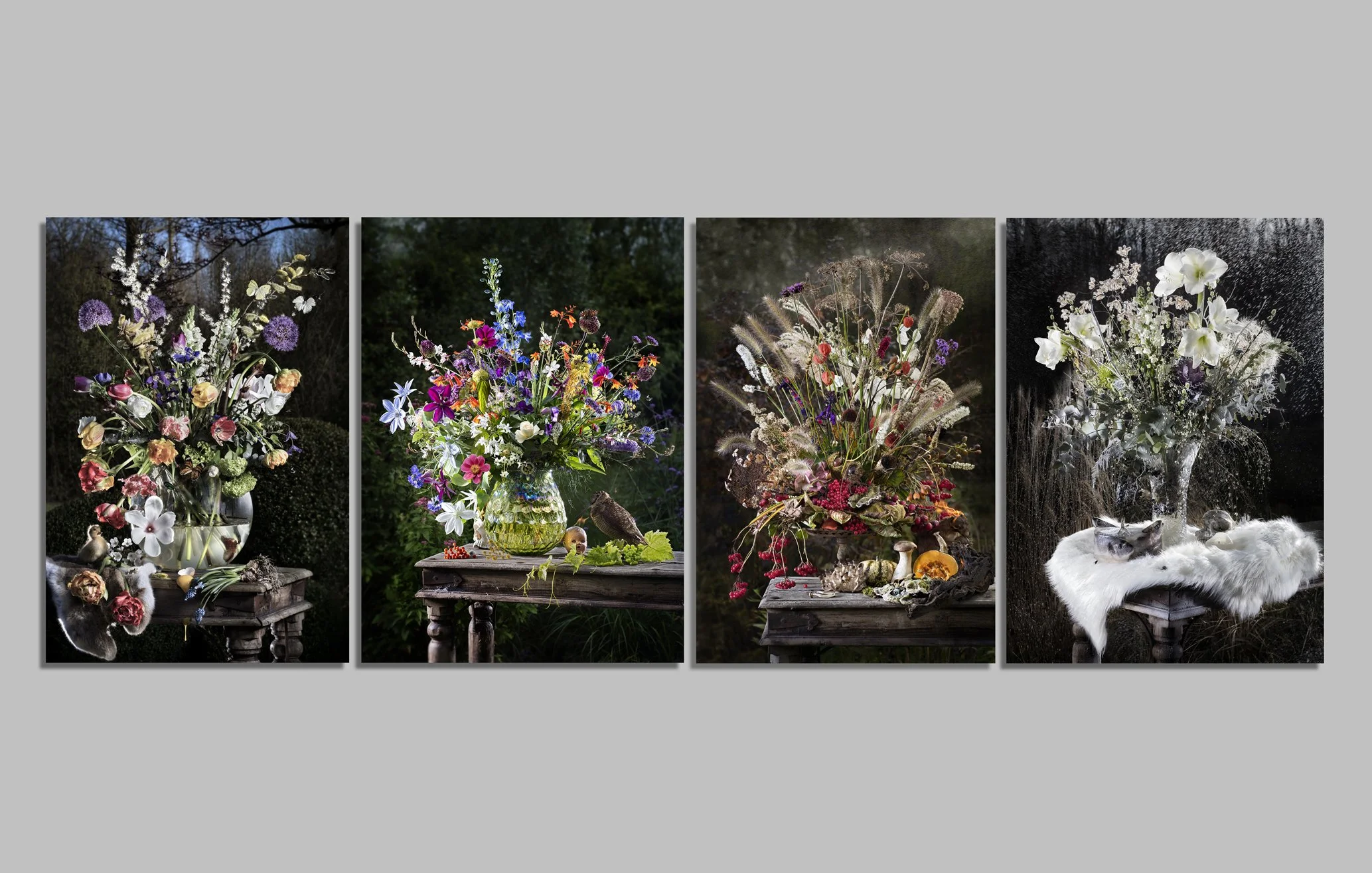 4 Seasons Flowers in the Garden Still life.jpg