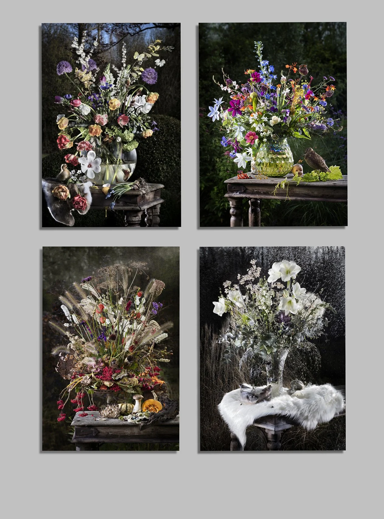 4 Seasons Flowers in the Garden Still life Staand.jpg