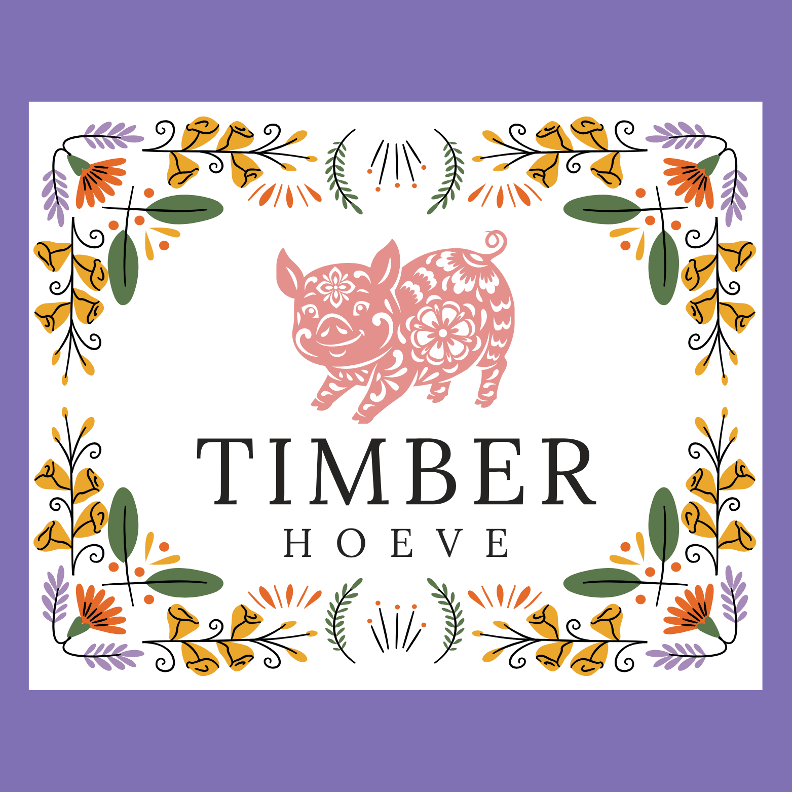 Timber Hoeve pluktuin