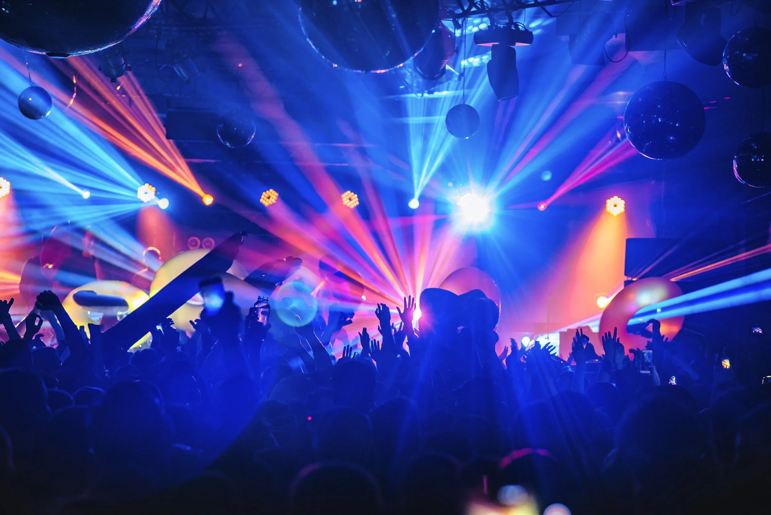 Crowd enjoying a live event supported by professional sound and event audio