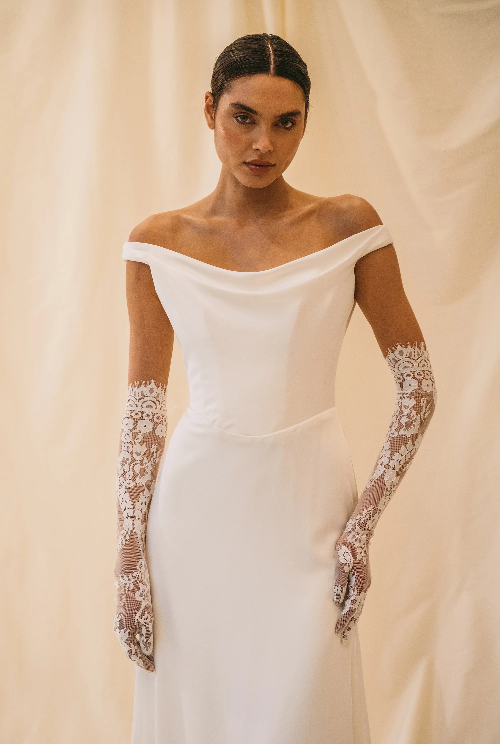 minimalist-satin-bridal-look-with-chantilly-lace-gloves.jpg