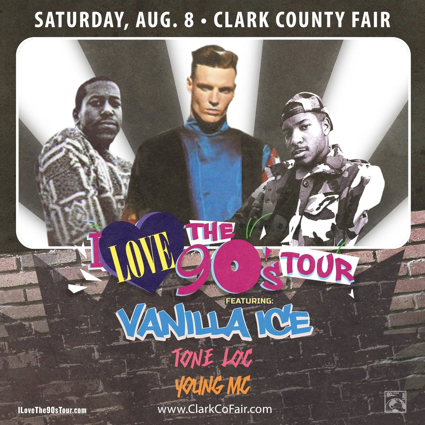 Ice, Ice...Update ❄️ Sir Mix-A-Lot is no longer able to join the I Love the &rsquo;90s Tour, but Tone Lōc is stepping in and will perform alongside Vanilla Ice and Young MC. This remix was out of our control but the '90s party will still be kicking i