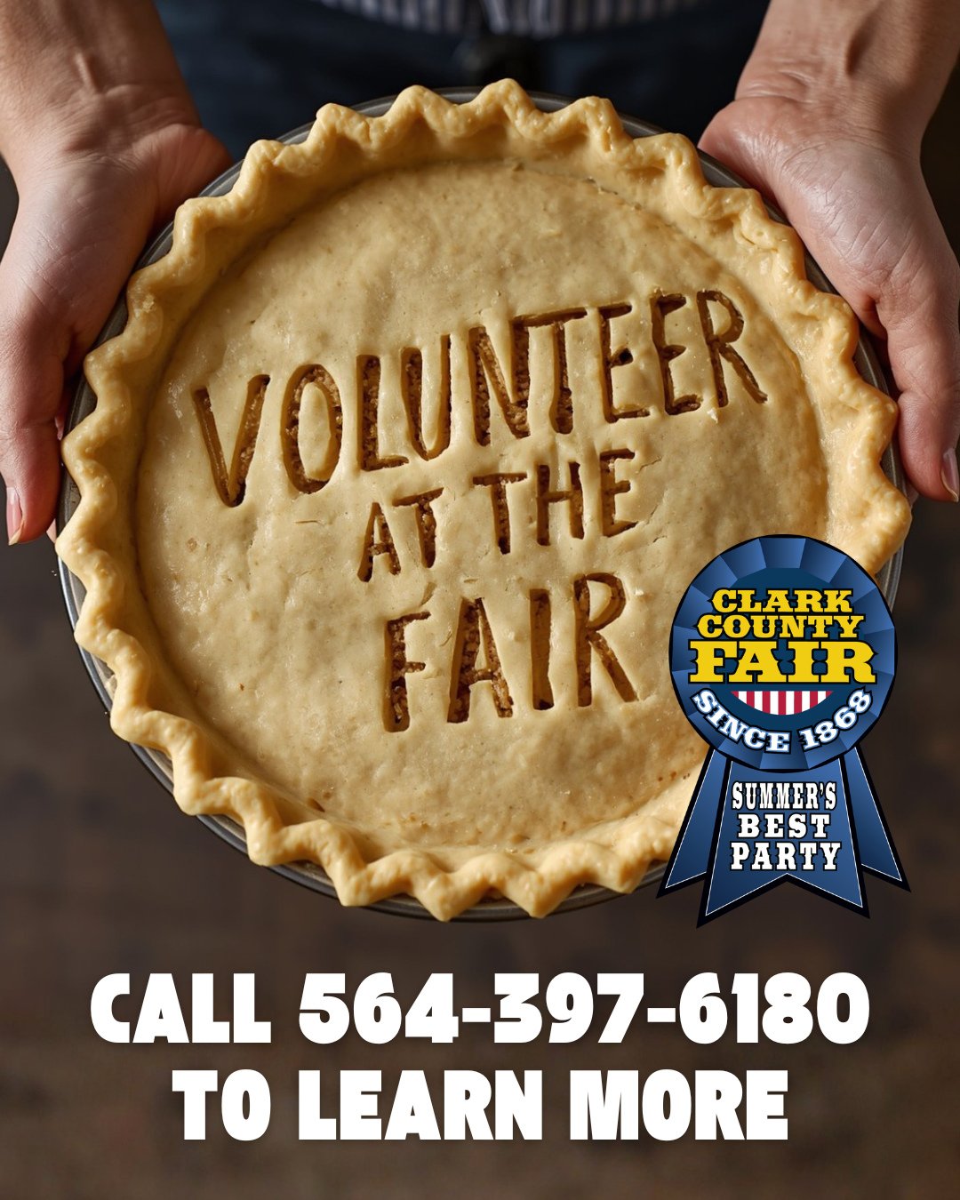 Every painting, photograph, quilt, and pie on display at the Clark County Fair has a story&mdash;and our volunteers help bring those stories to life every year. Whether you can give a few hours or a few days, your time helps create a memorable experi