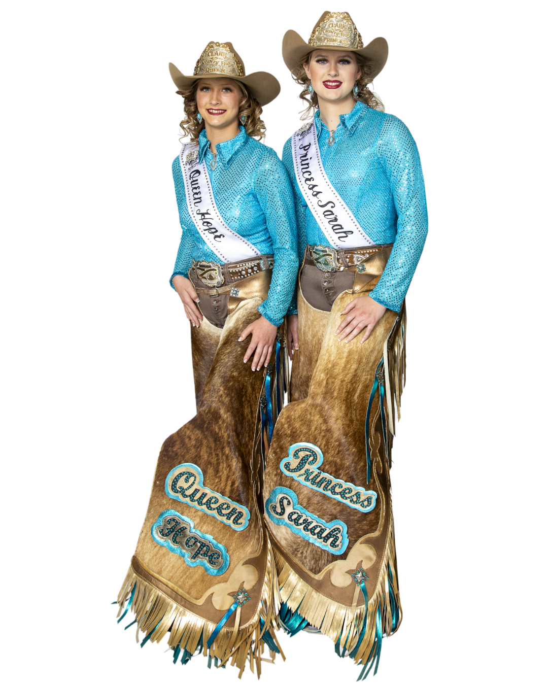 Queen Hope and Princess Sarah from the 2024 CCF Equestrian Court