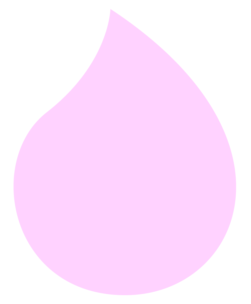 Agence Pastelle -  Illustration d'une goutte d'eau lavande.