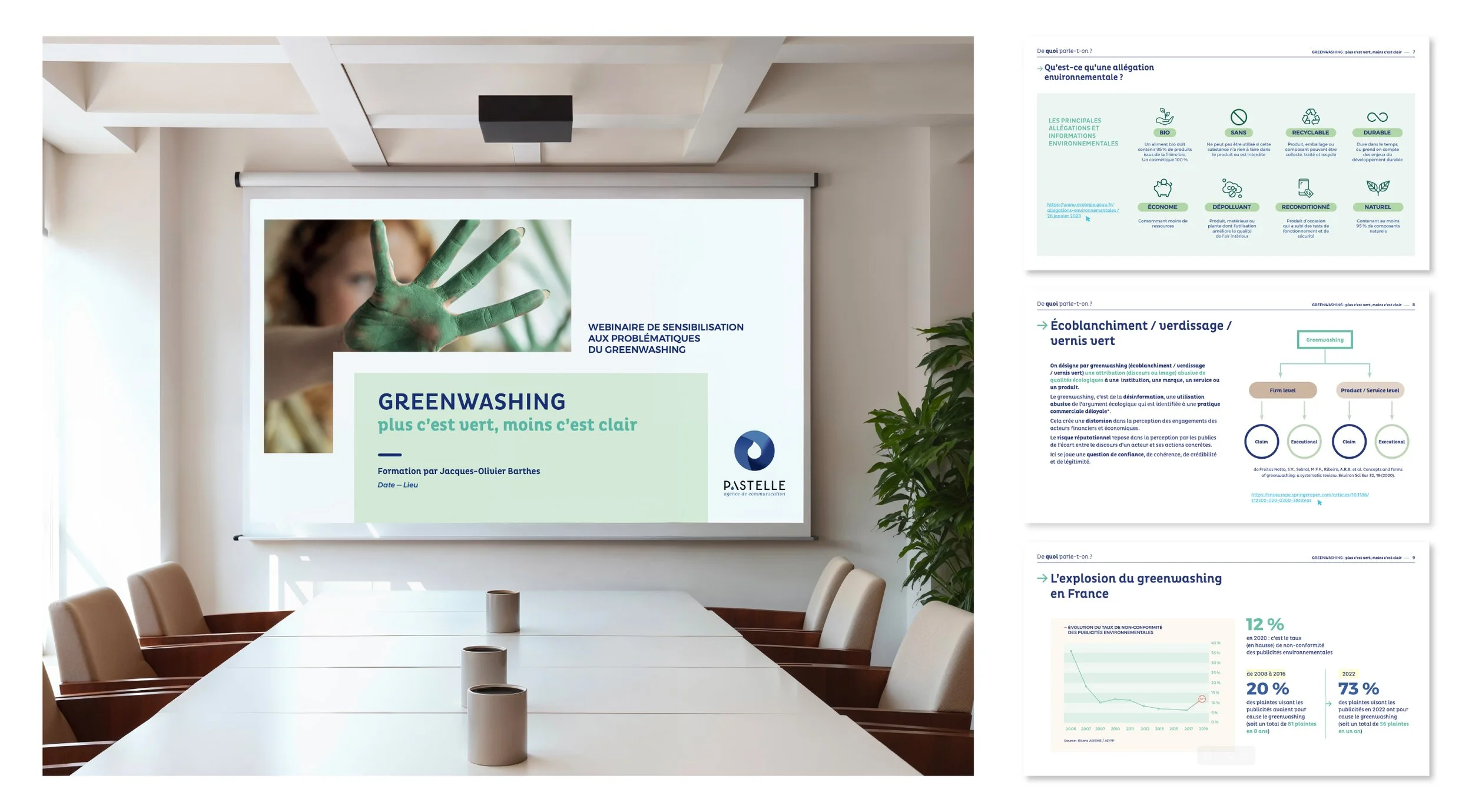 Agence Pastelle - Société Générale Assurances, formation greenwashing, prévention du greenwashing, communication responsable, marketing responsable, webinaire RSE.