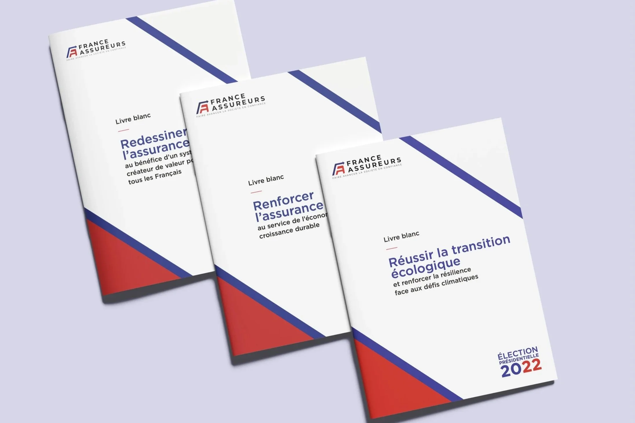 Agence Pastelle - France Assureurs - communication corporate, carte de vœux animée, rapport d’activité et brochure, livres blancs, guides techniques et grand public, supports PowerPoint, publications pour conférences de presse, supports événementiels