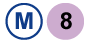 Ligne métro 8.