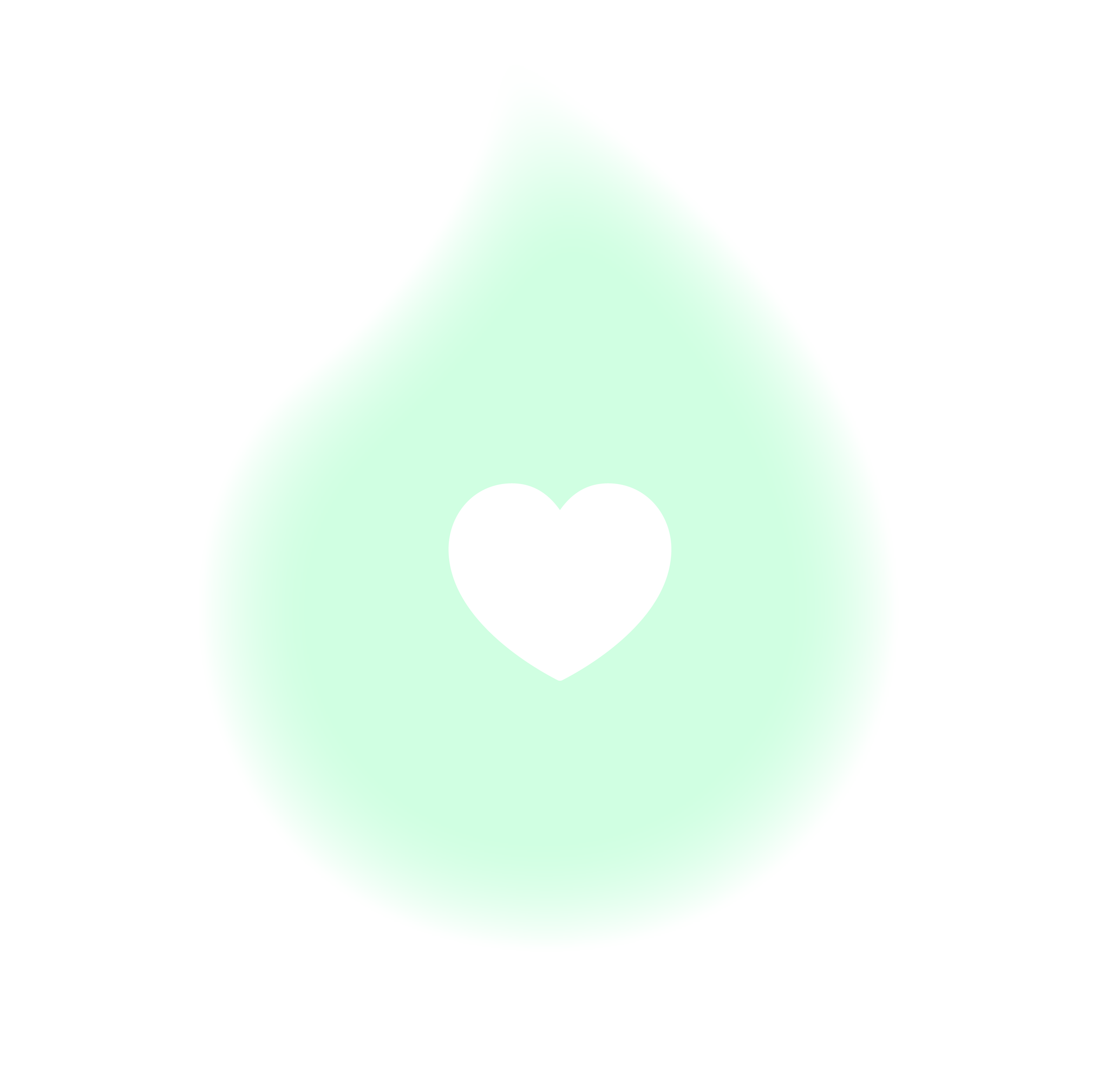 Agence Pastelle -  Illustration d'une goutte d'eau vert clair.