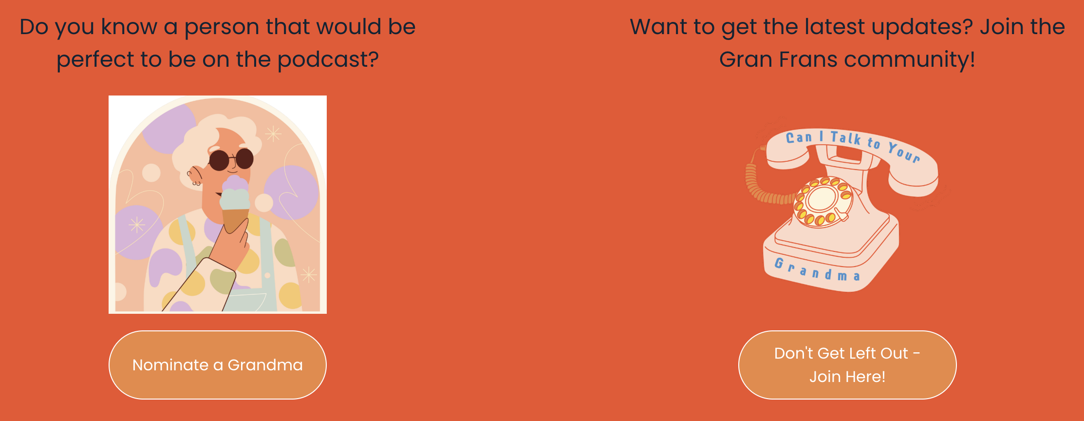 Graphic Design Pause Creative grandmas podcast