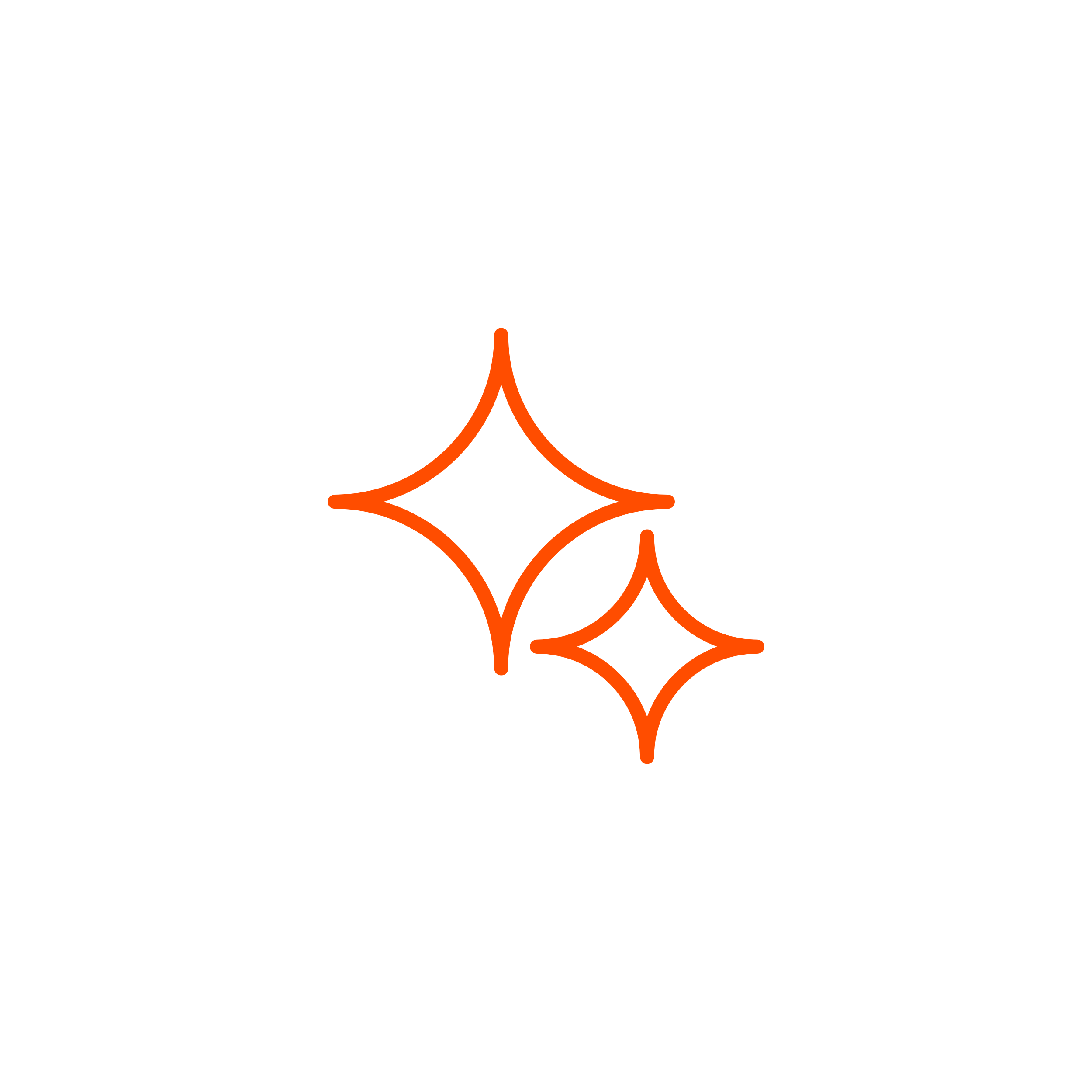 Black background with orange ornate decorative element.