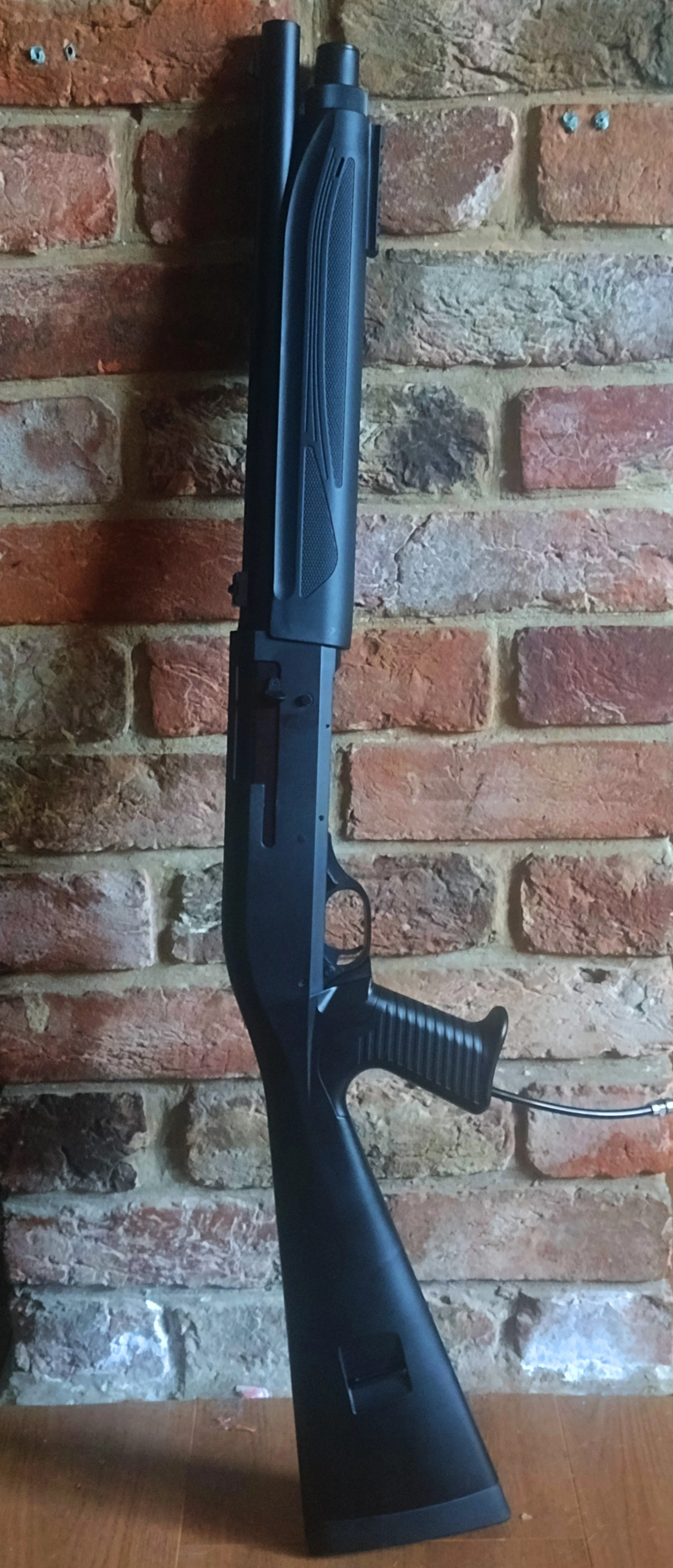 Benelli M1 super 90 HPA semi-auto tri-shot airsoft shotgun