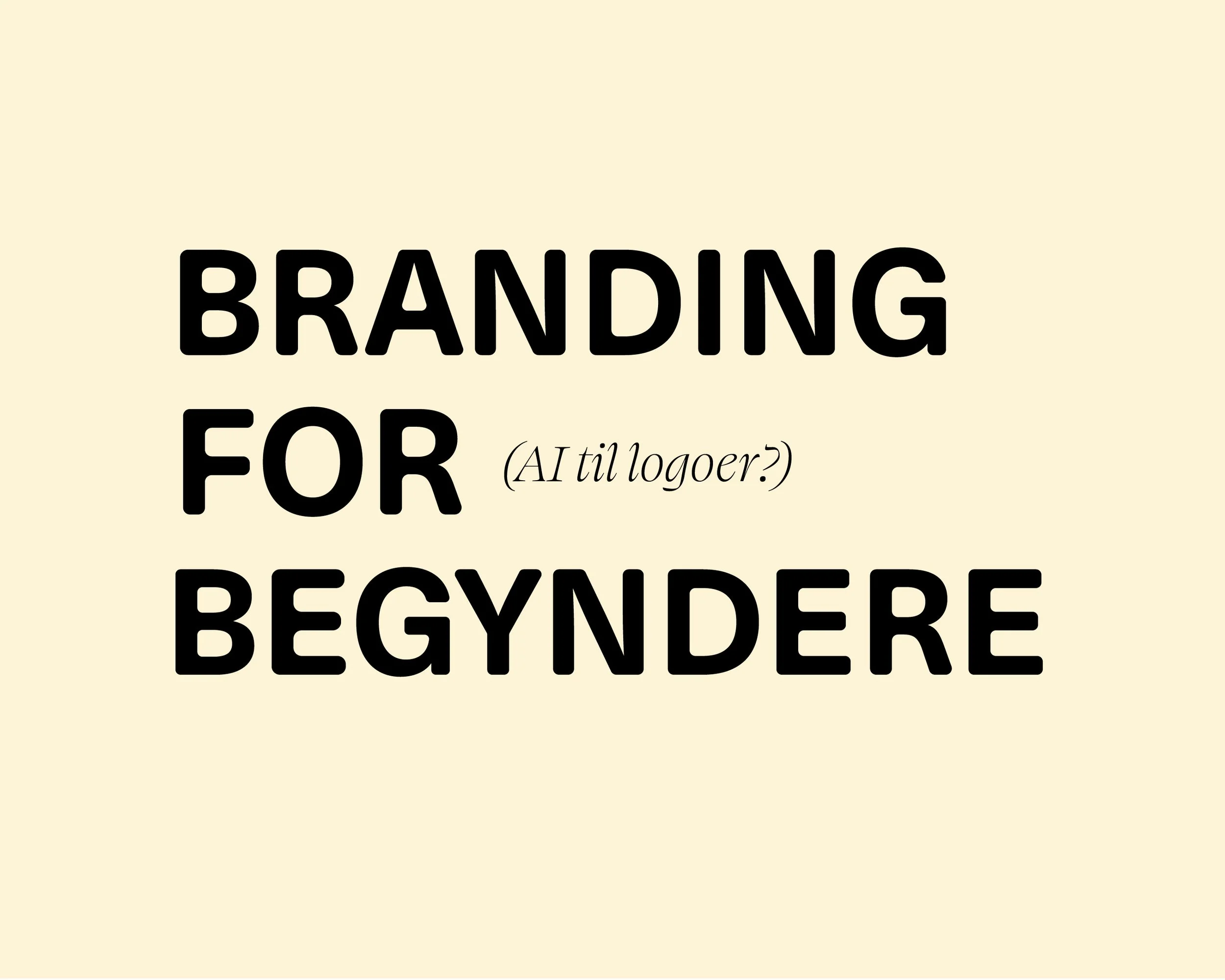 Kan man bruge AI til logo? Fordele og ulemper ved AI-logoer