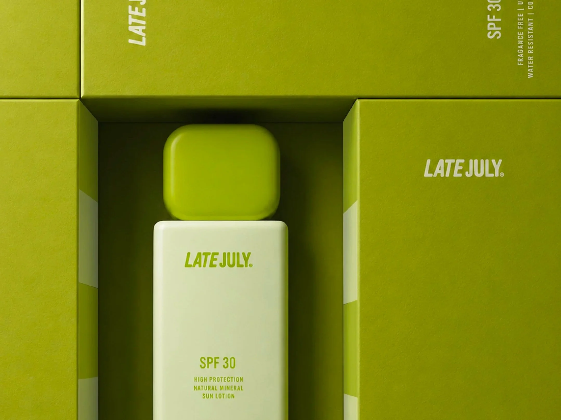 Late July · Emballagedesign