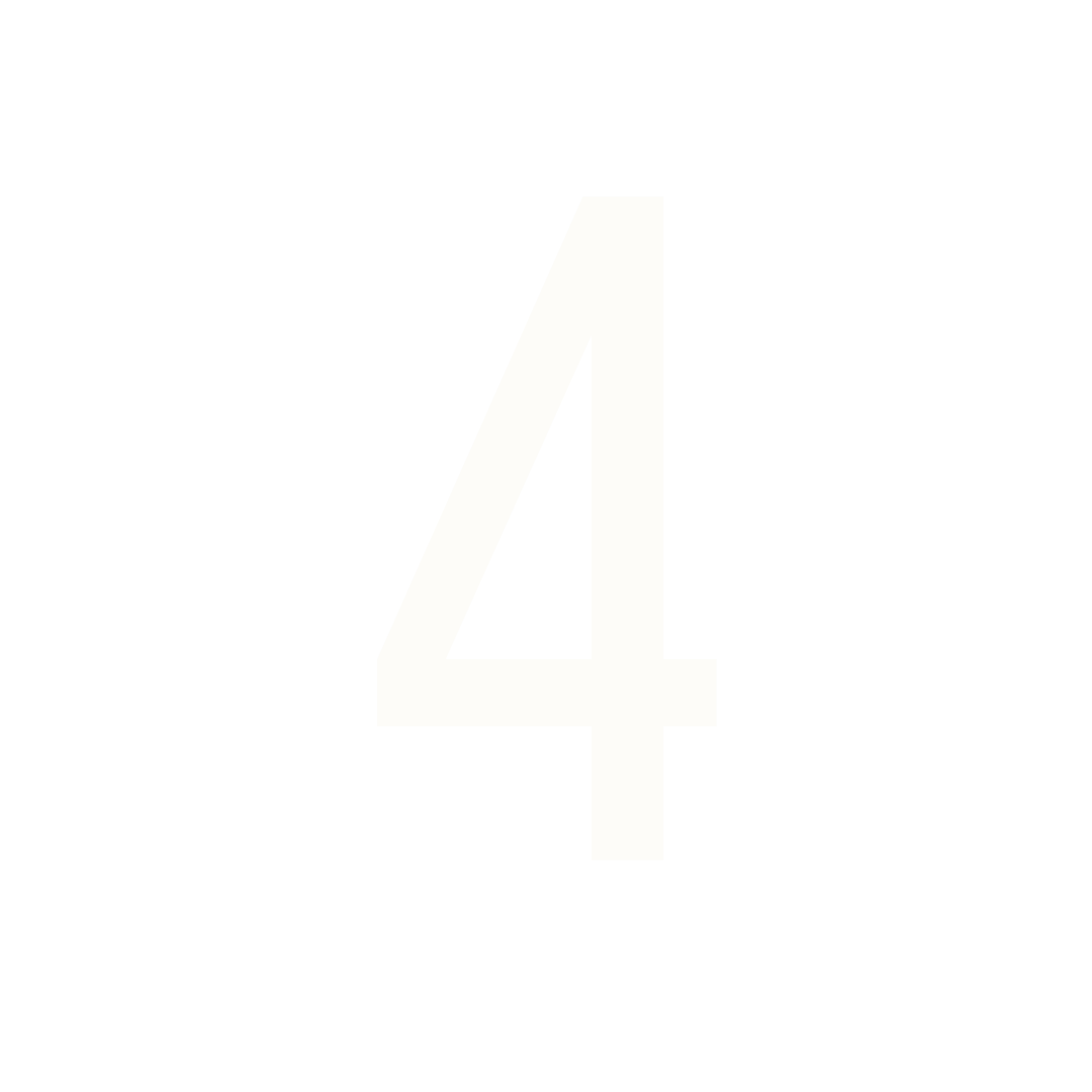 Large light blue number 4 centered on black background.