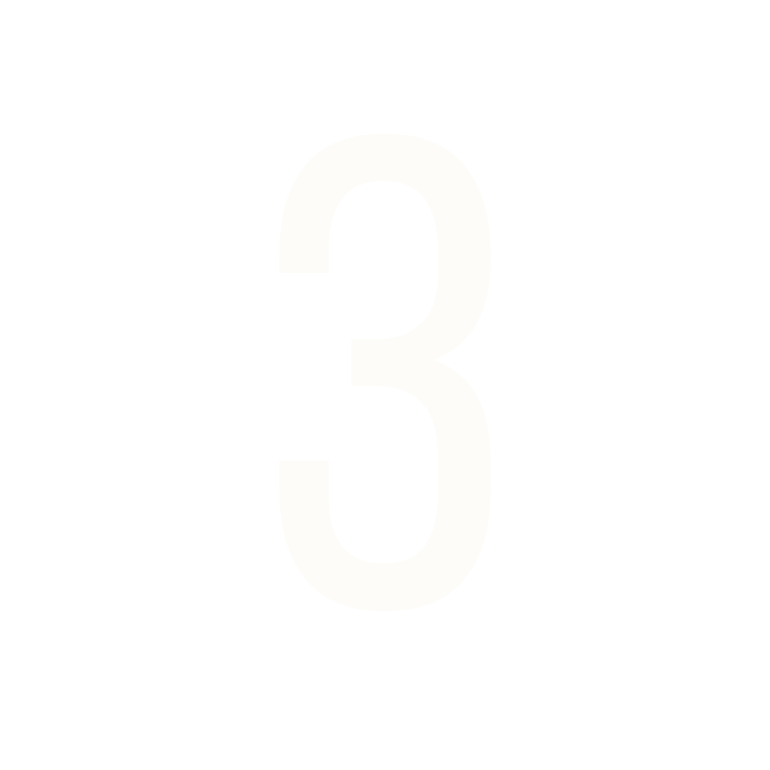 A large, light blue number 3 on a black background.