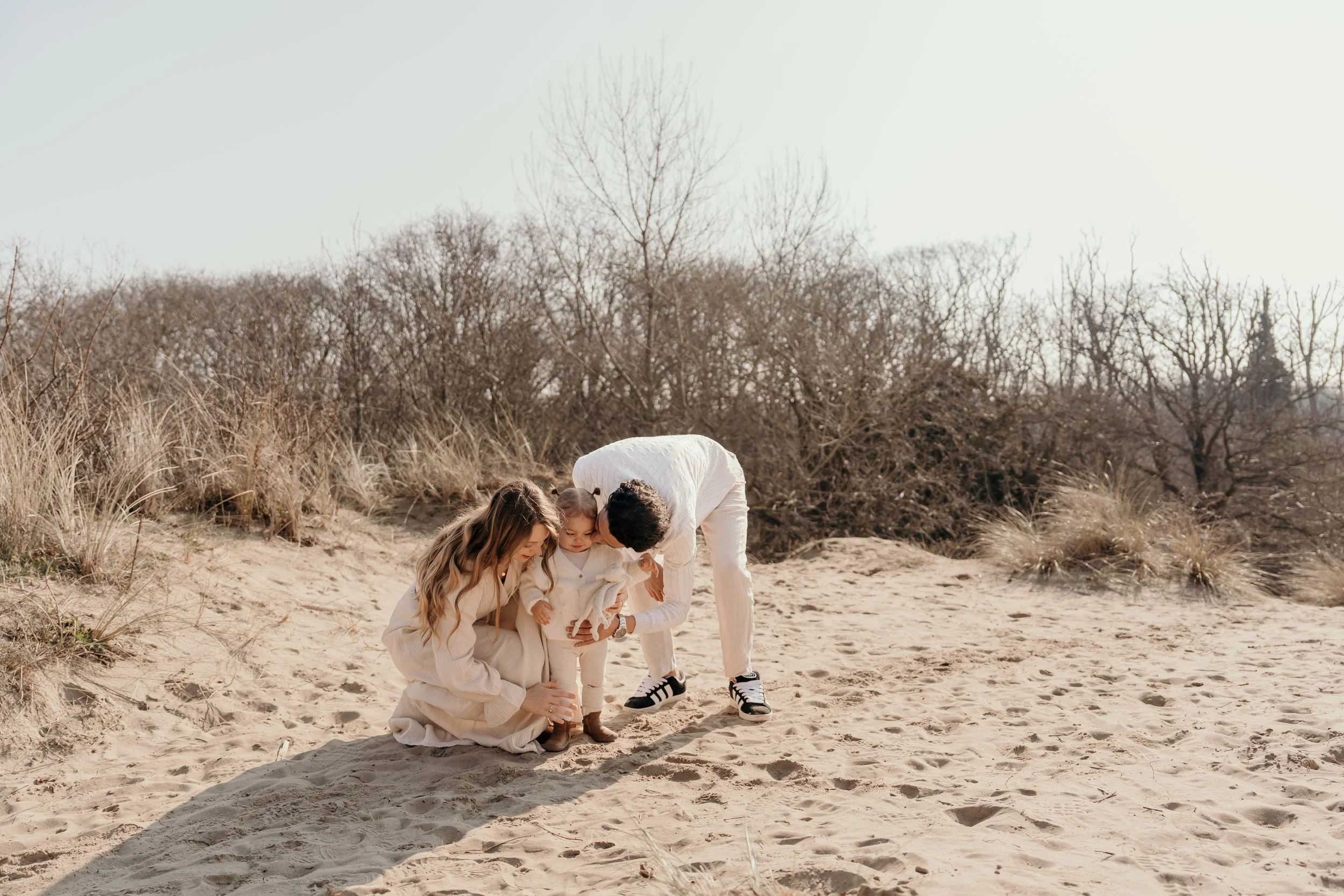 Gezinsshoot in de duinen