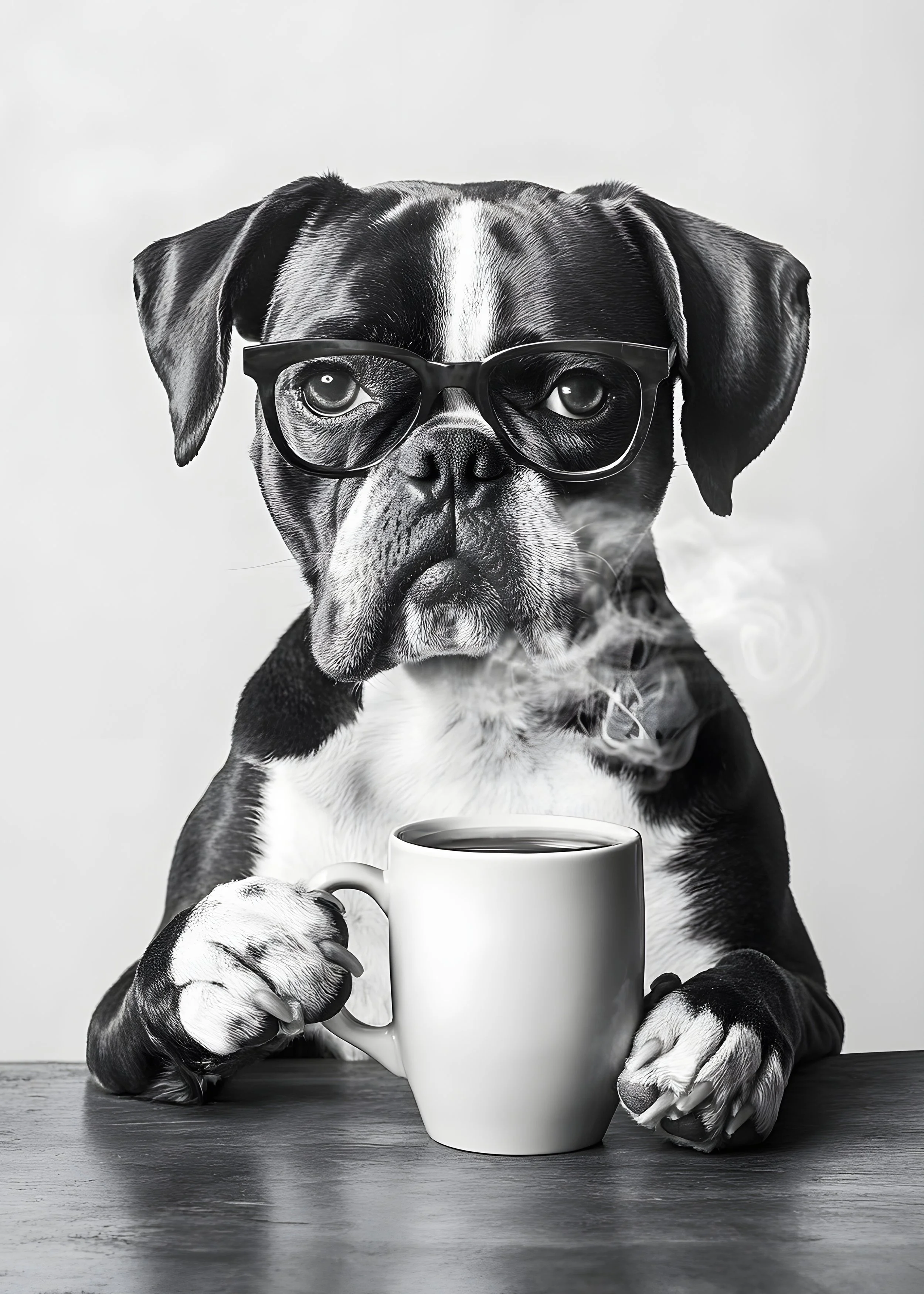 BoxerDrinkingCoffee-5by7.jpg