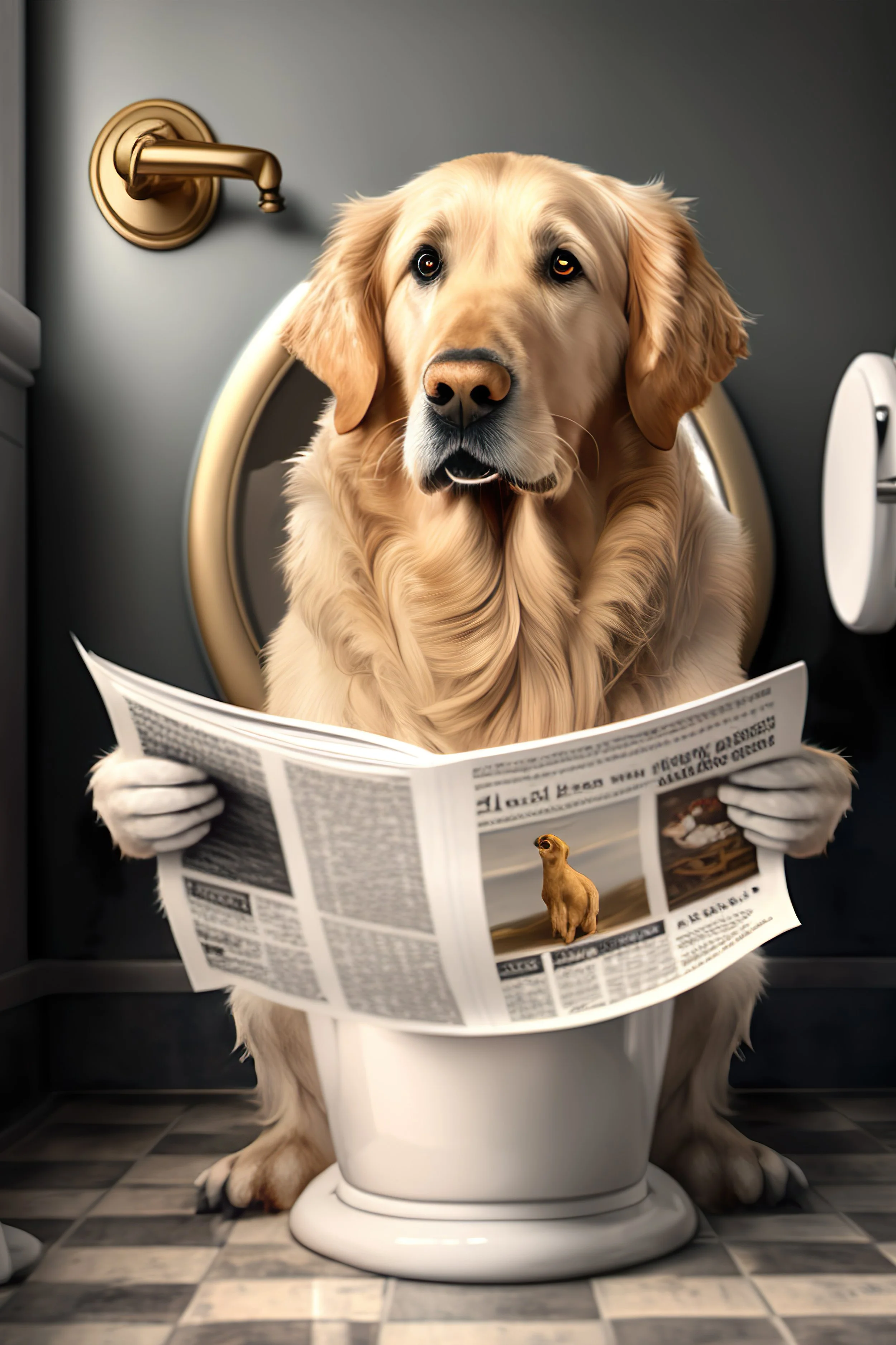 Golden Retriever on Toilet--2by3.jpg