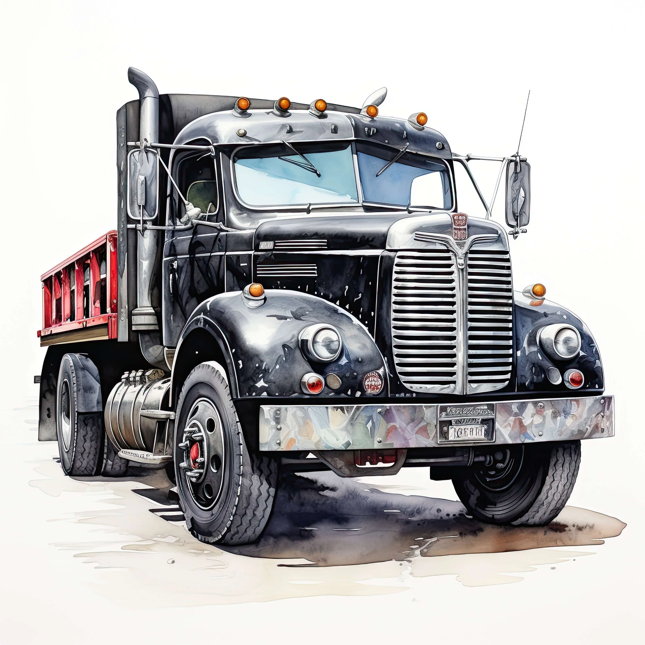 American Trucks Watercolour  Image 11